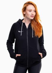 Bluza sportowa damska Nike Wmns Park 20. Białe bluzy damskie Nike, s, bez wzorów, z bawełny, sportowe, bez ramiączek, z kapturem. Za 399.99 zł.