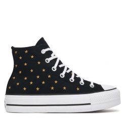 Trampki Converse. Czarne trampki i tenisówki damskie Converse, bez wzorów, bez zapięcia. Za 449.99 zł.