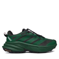 Trekkingi adidas. Szare trekkingi męskie Adidas, z gore-texu, bez zapięcia. Za 495.99 zł.