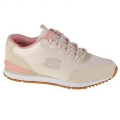 Buty do chodzenia damskie Skechers Sunlite Casual Daze. Czerwone obuwie sportowe damskie Skechers, bez wzorów, z materiału, bez zapięcia, trekkingowe. Za 309.00 zł.