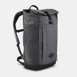 Plecak turystyczny Quechua NH Escape 500 Rolltop 32 l. Czarne plecaki damskie QUECHUA, bez wzorów, sportowe. Za 199.99 zł.