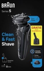 Braun Series 5 52-N7200cc + gratis cc. Golarki i trymery BRAUN. Za 560.02 zł.