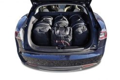 Torby Do Bagażnika Tesla Model S Ev 2012-2016 4Szt Kjust. Czarne torby podróżne damskie KJUST, bez wzorów, z kauczuku. Za 1,332.00 zł.