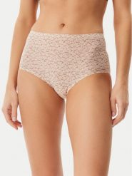 Chantelle Figi klasyczne z wysokim stanem Soft Stretch C11D70 Beżowy. Brązowe majtki damskie Chantelle, z syntetyku. Za 99.99 zł.