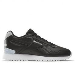 Buty do chodzenia damskie Reebok Royal Glide Ripple Clip. Czarne obuwie sportowe damskie Reebok, bez wzorów, z materiału, bez zapięcia, trekkingowe, Reebok Royal. W wyprzedaży za 336.00 zł.