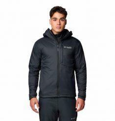 COLUMBIA Kurtka męska Silver Leaf Stretch Insulated II Jacket black-XL. Czarne kurtki męskie Columbia, l, bez wzorów, z materiału, bez kaptura. Za 542.75 zł.