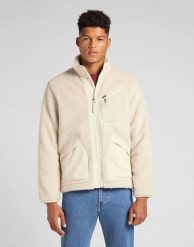LEE FULL SHERPA JKT PAPYRUS L88FNXSX 112141020. Płaszcze męskie Lee, l, bez wzorów, bez kołnierzyka, bez kaptura. Za 259.99 zł.