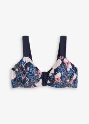 Biustonosz bikini minimizer. Niebieskie bikini bonprix, bez wzorów. Za 37.99 zł.