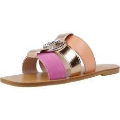 Sandały LIU-JO SABA 08 Brąz. Brązowe sandały damskie Liu Jo, bez wzorów, ze skóry, bez obcasa, bez zapięcia. Za 471.99 zł.