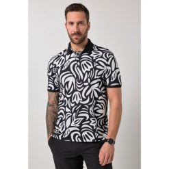 Męska Koszulka polo FLEXNAMIC® golf pika nadruk na całej powierzchni. Czarne swetry męskie JAY-PI, m, bez wzorów, z elastanu, bez kołnierzyka, bez ramiączek. Za 199.99 zł.