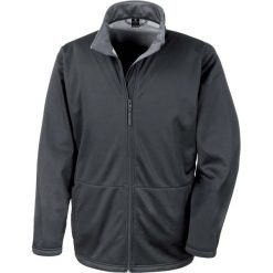 Kurtka Result Softshell imperméable. Czarne kurtki męskie RESULT, l, bez wzorów, z polaru, eleganckie, bez kaptura. Za 160.20 zł.