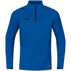 Bluza dresowa zapinana na zamek błyskawiczny Jako Challenge. Niebieskie bluzy sportowe męskie Jako, m, bez wzorów, z dresówki, bez kaptura. W wyprzedaży za 192.50 zł.