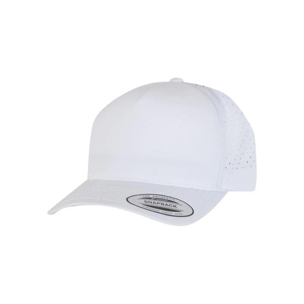 Czapka 5-panelowa Flexfit Yp Classic. Szare czapki damskie FLEXFIT, bez wzorów, z materiału, eleganckie. Za 151.00 zł.