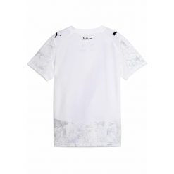 Młodzieżowa koszulka KIDSUPER × MANCHESTER CITY PUMA White Black. Biała bluzki damskie Puma, m, bez wzorów, młodzieżowe, bez kołnierzyka, bez ramiączek. Za 349.00 zł.