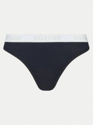 Tommy Hilfiger Stringi UW0UW05539 Granatowy. Niebieskie majtki damskie Tommy Hilfiger, z syntetyku. Za 49.99 zł.