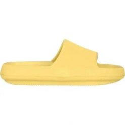 Endurance Capri W Slipper V2 Klapki damskie z EVA - 5144 Elfin Yellow. Żółte klapki damskie Endurance, bez wzorów, klasyczne, bez obcasa, bez zapięcia. Za 120.00 zł.