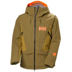 Kurtka narciarska Helly Hansen Sogn Tinden. Brązowe kurtki sportowe męskie Helly Hansen, na zimę, l, bez wzorów, z kapturem, narciarskie. Za 1,907.00 zł.