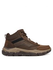 Skechers Trekkingi Santoro 205587 COC Brązowy. Brązowe botki męskie Skechers, bez wzorów, ze skóry, bez obcasa, bez zapięcia. Za 359.99 zł.