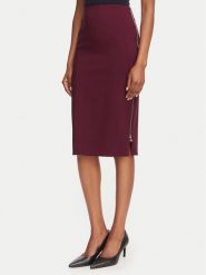 Rinascimento Spódnica ołówkowa CFC0130146003 Bordowy Slim Fit. Czerwone spódnice damskie Rinascimento, xs, bez wzorów, z syntetyku, ołówkowe. Za 399.99 zł.