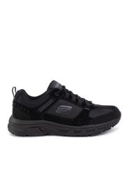 Skechers Trekkingi Oak Canyon 51893/BBK Czarny. Czarne buty zimowe męskie Skechers, bez wzorów, z materiału, bez obcasa, bez zapięcia. Za 209.99 zł.