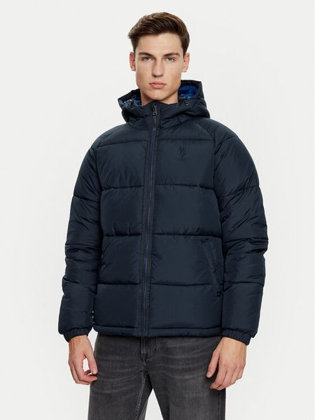 U.S. Polo Assn. Kurtka zimowa MUP3778 Granatowy Regular Fit. Niebieskie kurtki męskie U.S. Polo Assn., na zimę, l, bez wzorów, z syntetyku, bez kaptura. Za 599.99 zł.