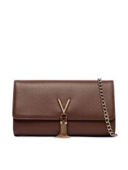 Valentino Torebka Divina VBS1R401G Brązowy. Brązowe torebki do ręki damskie Valentino, bez wzorów, ze skóry, bez dodatków. Za 369.99 zł.