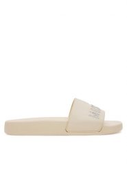 LOVE MOSCHINO Klapki JA28122G1MI13110 Écru. Klapki damskie Love Moschino, bez wzorów, z tworzywa sztucznego, bez obcasa, bez zapięcia. Za 649.99 zł.