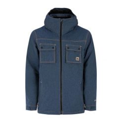 Kurtka narciarska Protest Rail. Niebieskie kurtki sportowe męskie Protest, na zimę, m, bez wzorów, bez kaptura, narciarskie. Za 820.50 zł.