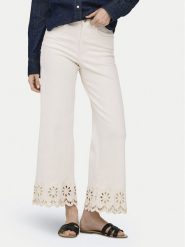 ONLY Jeansy Madison 15372378 Kremowy Straight Leg. Białe jeansy damskie ONLY, bez wzorów, z bawełny. Za 249.99 zł.