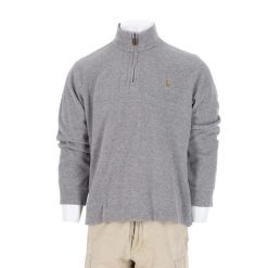 Second life - Sweter męski szary Polo Ralph Lauren - Stan bardzo dobry. Szare swetry męskie Ralph Lauren, l, bez wzorów, z jeansu, klasyczne, bez kołnierzyka, bez ramiączek. Za 255.56 zł.