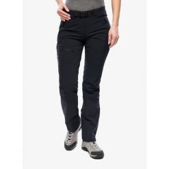 Spodnie softshell damskie Vaude Badile Pants II. Czarne spodnie sportowe damskie Vaude, na lato, bez wzorów, z softshellu, sportowe, trekkingowe. Za 517.99 zł.