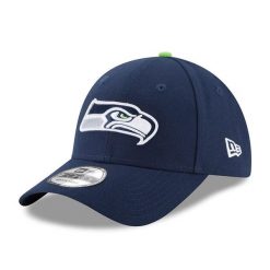 Czapka z daszkiem New Era NFL Seattle Seahawks. Niebieskie czapki damskie New Era, bez wzorów, sportowe. Za 183.00 zł.