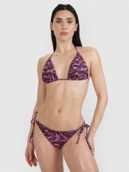 4F Góra od bikini damska - fioletowa L. Fioletowe bikini 4F, l, bez wzorów, z elastanu. W wyprzedaży za 39.99 zł.