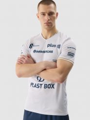 4F Koszulka replika wyjazdowa z sezonu 2023/24 męska 4F x Projekt Warszawa - multikolor 3XL. T-shirty męskie 4F, m, bez wzorów, bez kołnierzyka, bez ramiączek. W wyprzedaży za 79.99 zł.