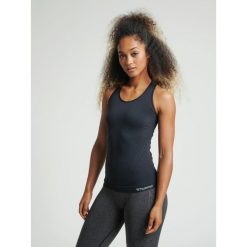 Damski tank top Hummel hmltif top. Czarne koszulki sportowe damskie Hummel, s, bez wzorów, bez kołnierzyka, bez ramiączek. Za 150.00 zł.