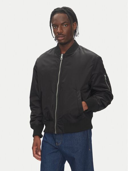 HUGO Kurtka bomber Biero 2531 50548696 Czarny Regular Fit. Czarne kurtki męskie Hugo, l, bez wzorów, z syntetyku, bez kaptura. Za 889.99 zł.