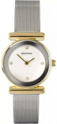 Zegarek damski Sekonda 4887 CYRKONIE srebrny. Szare zegarki damskie Sekonda, srebrne. Za 441.77 zł.