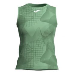 Tank top tenisowy damski Joma Challenge. Zielone topy damskie Joma, xl, bez wzorów, bez kołnierzyka, bez ramiączek. Za 109.99 zł.