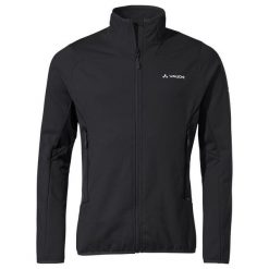 Polar VAUDE Monviso Fz II. Czarne bluzy sportowe męskie Vaude, s, bez wzorów, z polaru, bez kaptura, narciarskie. Za 351.99 zł.