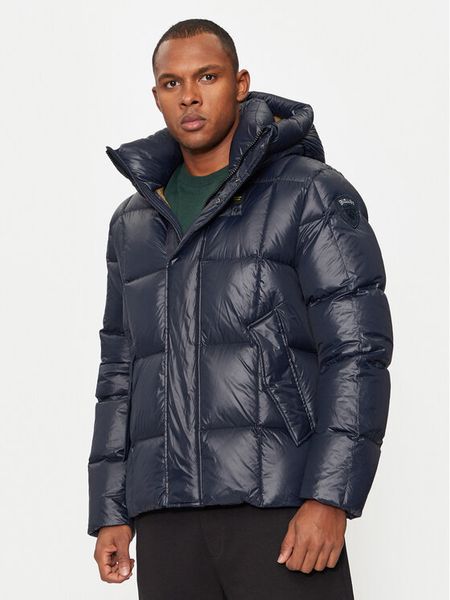 Blauer Kurtka przejściowa 24WBLUC03025 Błękitny Regular Fit. Niebieskie kurtki męskie Blauer, l, bez wzorów, z syntetyku, bez kaptura. Za 1,159.00 zł.