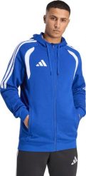 Adidas Bluza męska adidas Tiro 26 League Sweat Full Zip Hoodie niebieska KF9105 XL. Niebieskie bluzy męskie Adidas, m, bez wzorów, bez kaptura. Za 279.71 zł.