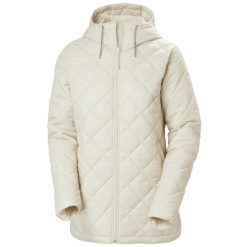 Damska kurtka turystyczna Helly Hansen Bliss Quilt. Białe kurtki sportowe damskie Helly Hansen, bez wzorów, bez ramiączek, bez kaptura. Za 842.00 zł.