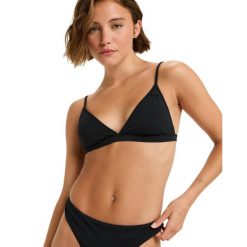 Trójkątny stanik bikini dla Kobiety BEACH CLASSICS FIXED TRI Czarny. Brązowe bikini Roxy, bez wzorów, z elastanu. Za 114.99 zł.