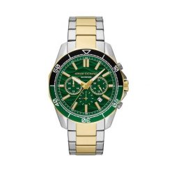 Zegarek Armani Exchange. Szare zegarki męskie Armani Exchange, bez wzorów, srebrne. Za 1,089.00 zł.