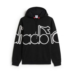 Bluza męska DIADORA HOODIE URBANITY. Czarne bluzy męskie Diadora, m, bez wzorów, bez kaptura. Za 149.99 zł.