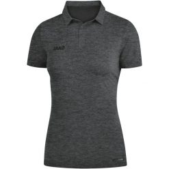 Polo Jako Premium Basics. Brązowe koszulki sportowe męskie Jako, bez wzorów, bez ramiączek, do piłki nożnej. Za 213.25 zł.