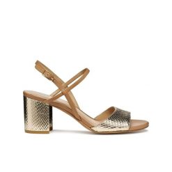 Damskie sandały na obcasie Geox Virnilisa 65. Brązowe sandały damskie Converse, bez wzorów, z materiału, bez obcasa, na obcasie, bez zapięcia. Za 326.00 zł.