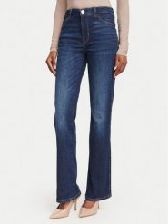 Guess Jeansy W6YA15 D1584 Granatowy Straight Fit. Niebieskie jeansy damskie Guess, z aplikacjami, z bawełny. Za 434.99 zł.