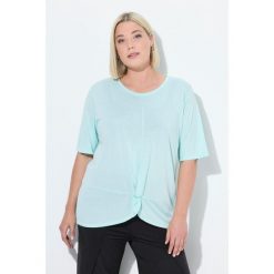 Damskie Koszulka funkcyjna antybakteryjna okrągły dekolt rękaw 1/2. Niebieskie koszulki sportowe damskie Ulla Popken, plus size, bez wzorów, z materiału, bez ramiączek. W wyprzedaży za 159.99 zł.