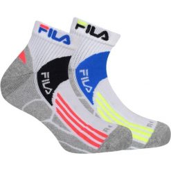 Fila 2-pack skarpet quarter do biegania biało-fluo 39–42. Czerwone skarpety męskie Fila, bez wzorów. Za 134.99 zł.